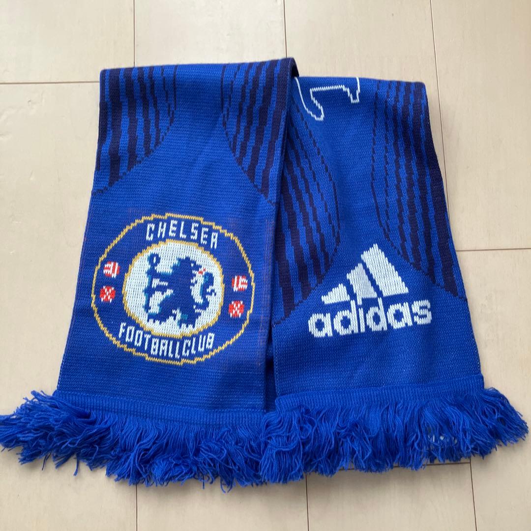公式　CHELSEA FOOTBALL CLUB マフラー　adidas