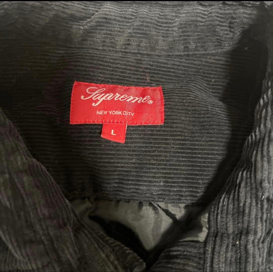 Supreme 22FW キルティング コーデュロイ アウター ジャケット L