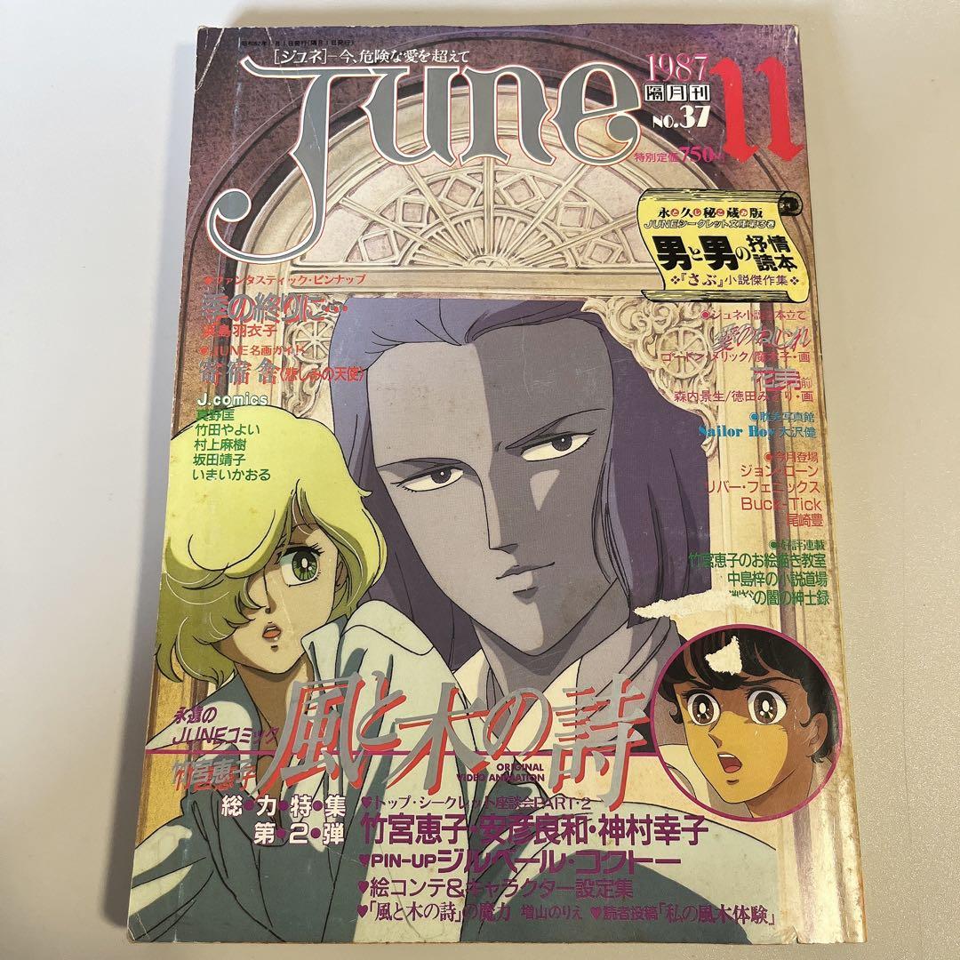 【80年代 貴重 】June ジュネ 1987年 11月 Ｎｏ．37 大沢健 他