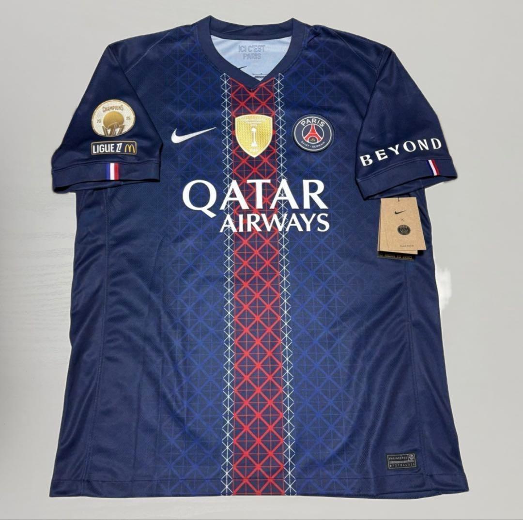 PSG　パリサンジェルマン公式ストア購入　リーグアン仕様パッチ背番号入　デンベレ