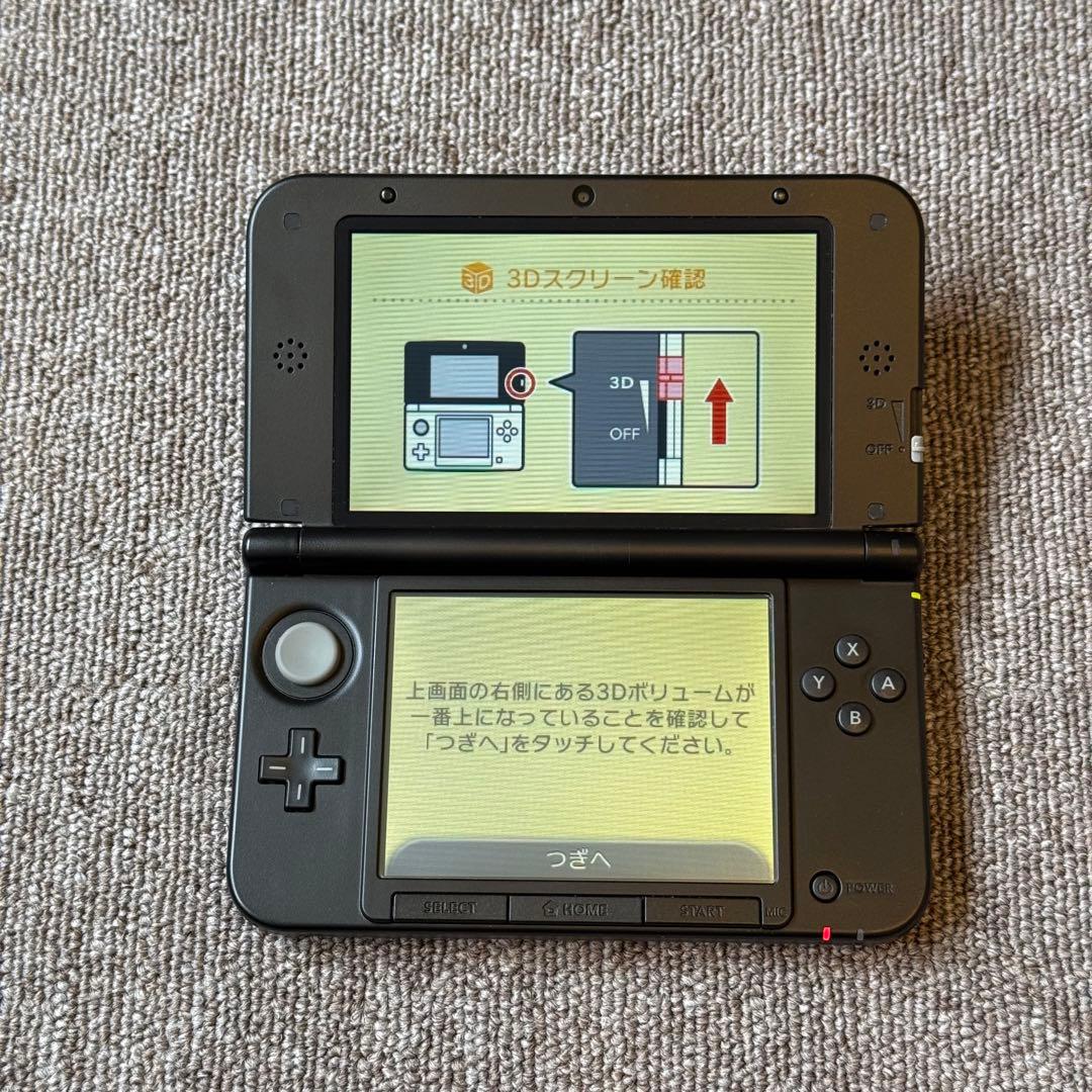 【美品】ニンテンドー3DS LL レッド×ブラック 3-020