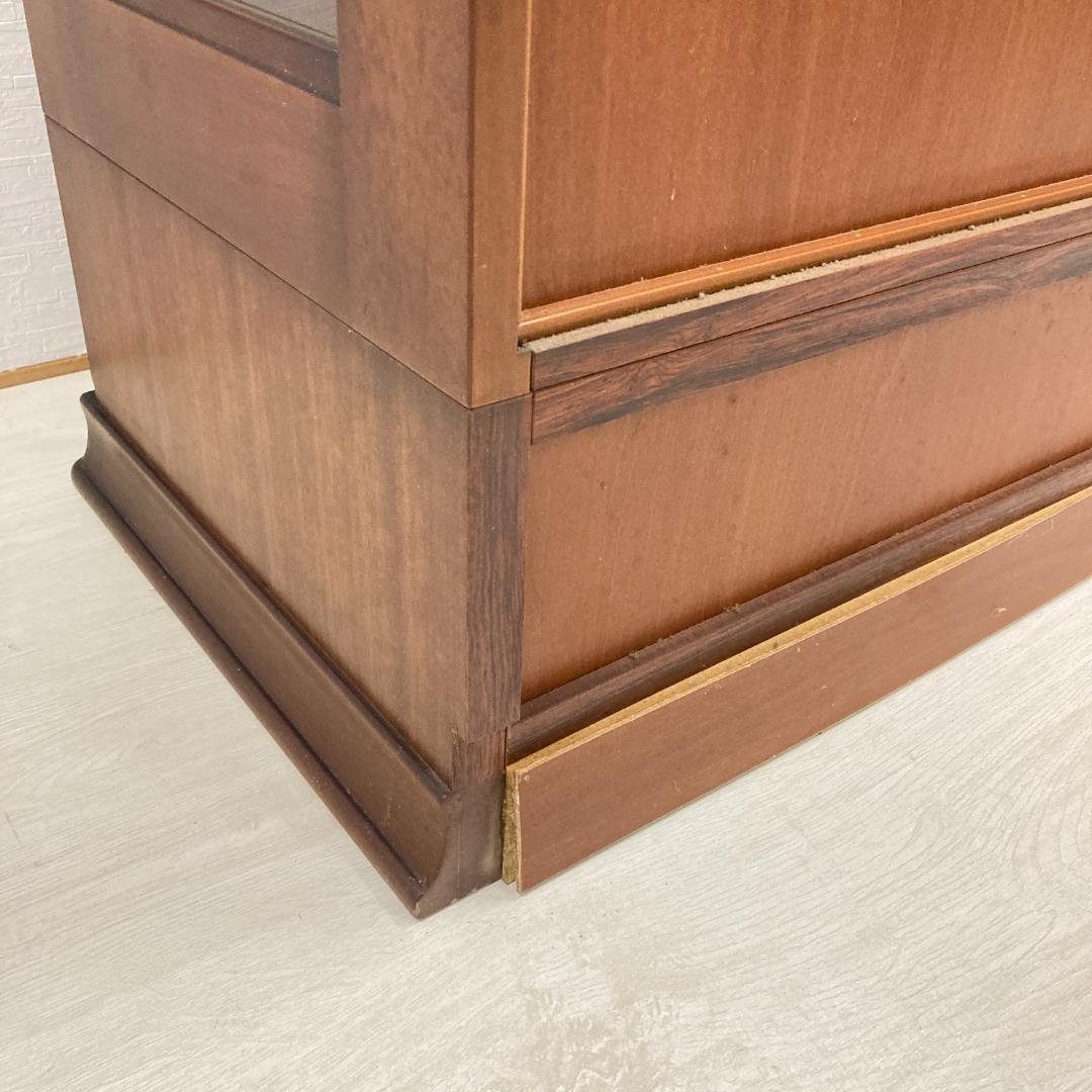 東海家具　照明付き　コレクションケース　飾り棚　キャビネット　クラシック