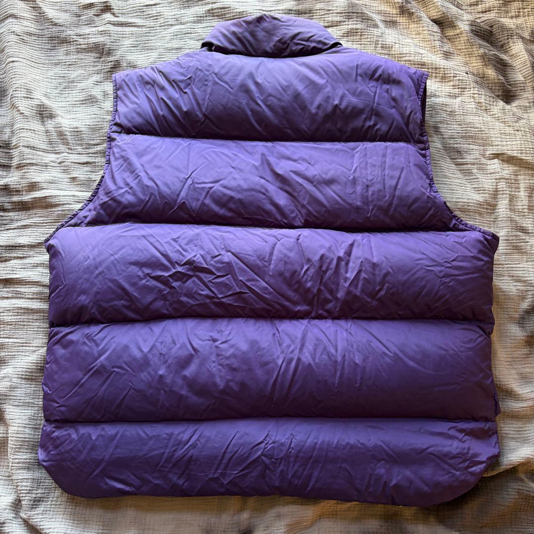 希少　メンズ　L.L.Bean エルエルビーン ダウンベスト パープル 紫80s