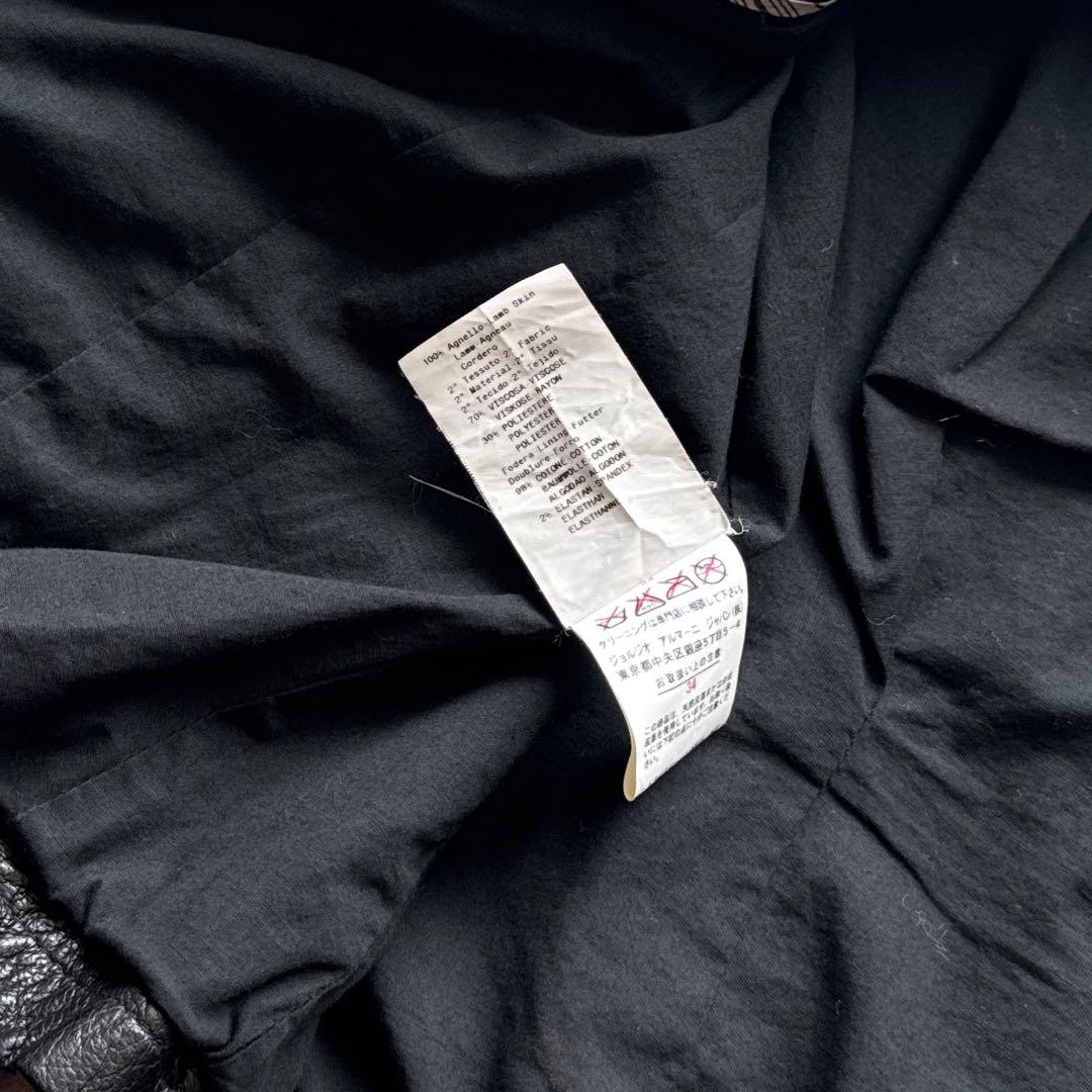 ジャケット・アウター 00s emporio armani single leather jacket