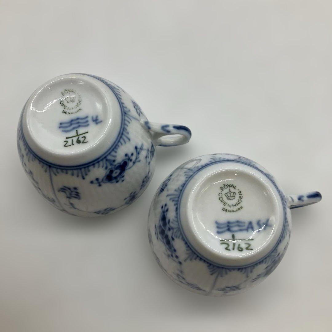 【専用】ロイヤルコペンハーゲン ブルーフルーテッドプレイン カップ＆ソーサー