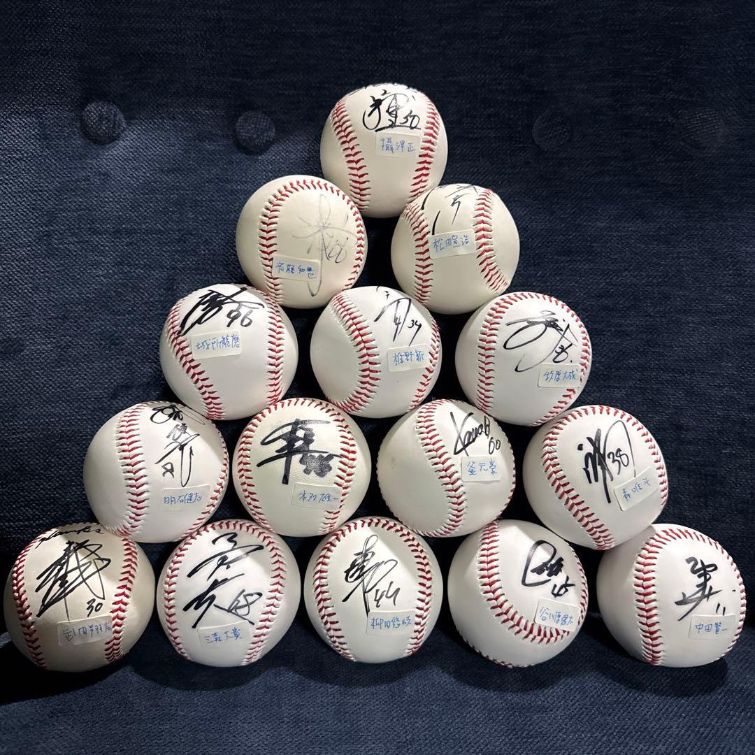 コレクション放出　プロ野球　ソフトバンクホークスサインボール 54個セット