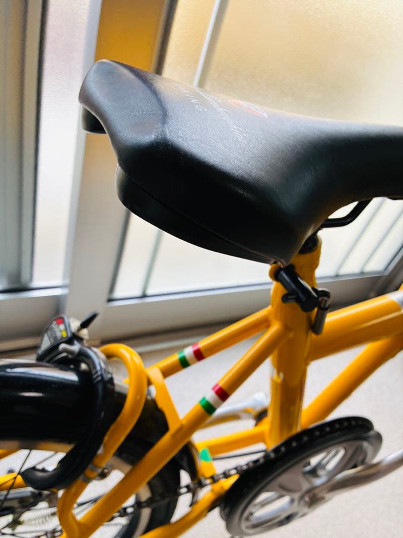 ランボルギーニ FDB206ALL 20インチ 折りたたみ自転車 イエロー 美品