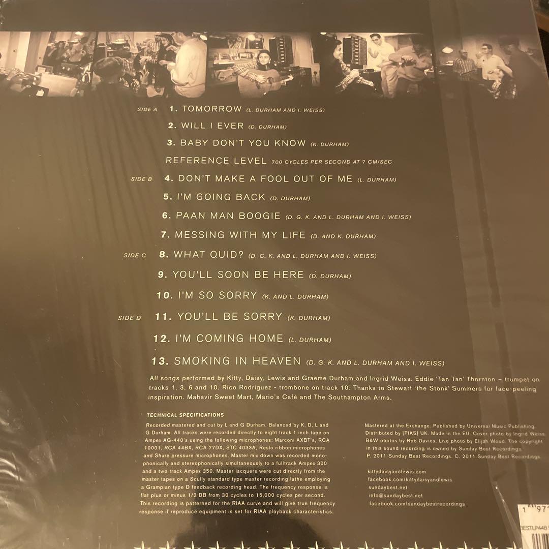 洋楽 Kitty, Daisy&Lewis smoking in heaven LP