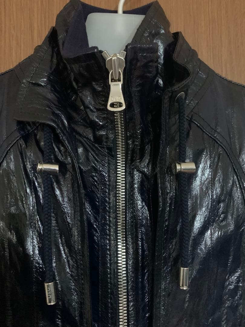 DOLCE＆GABBANA D&G イール レザー　size 46 NAVY
