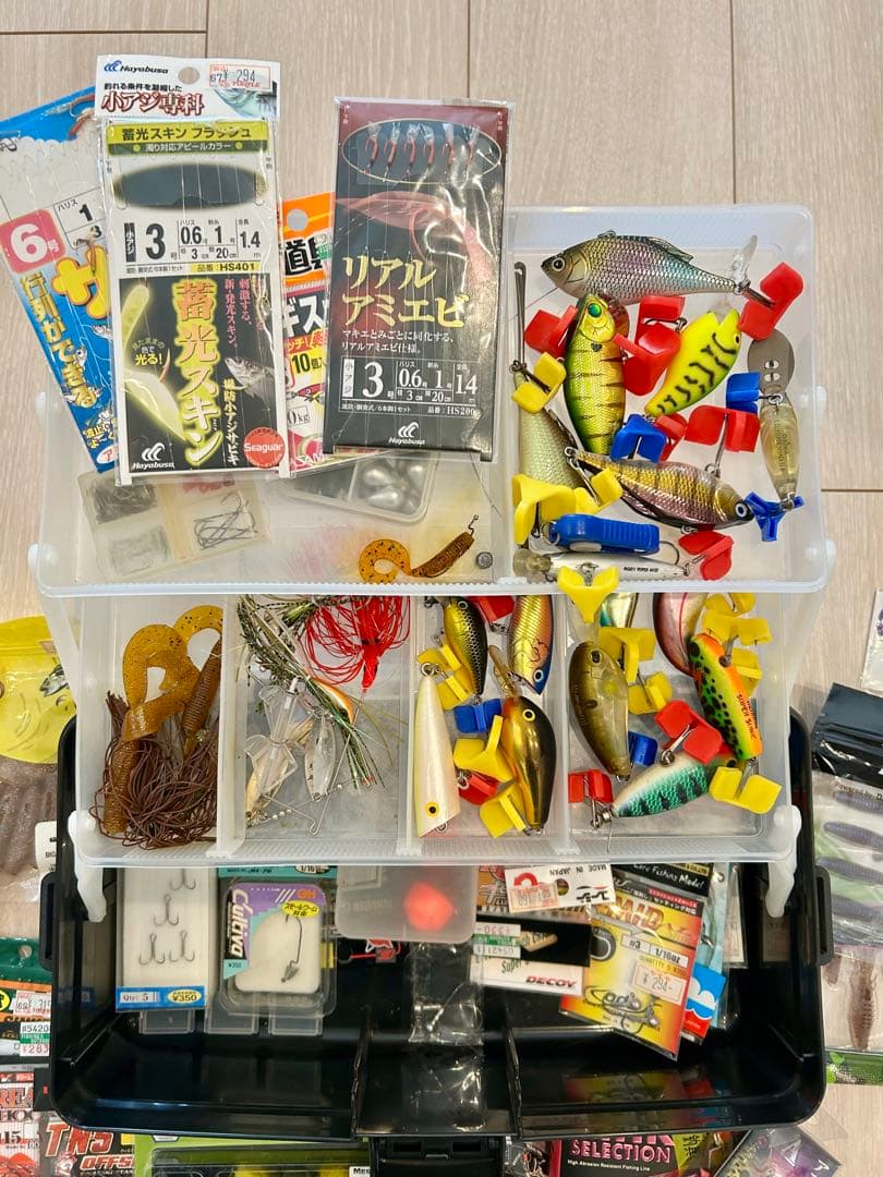 【引退品 お得まとめ売り】ルアー中心の道具BOX全て