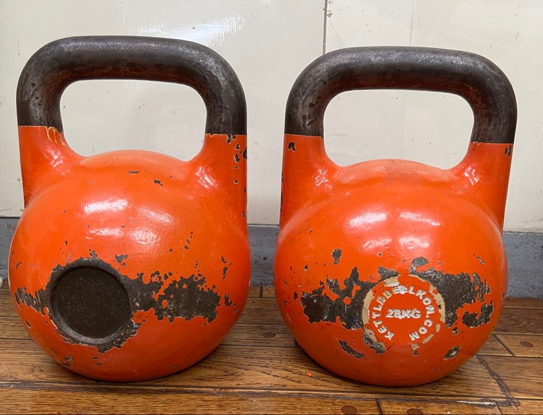 その②競技用　ダブル　ケトルベル　28kg 2個