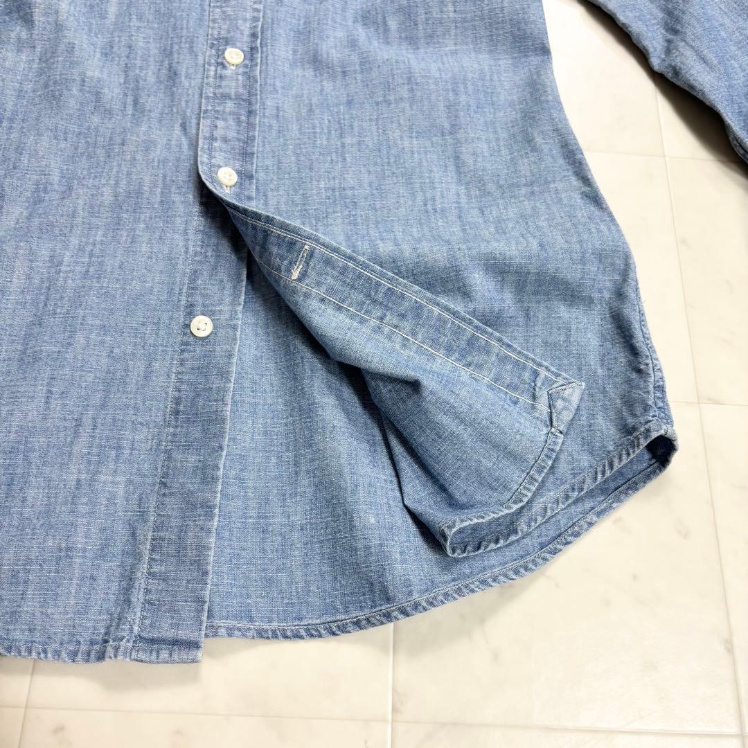 eucaly です★SLIM FIT シャンブレーシャツ 0