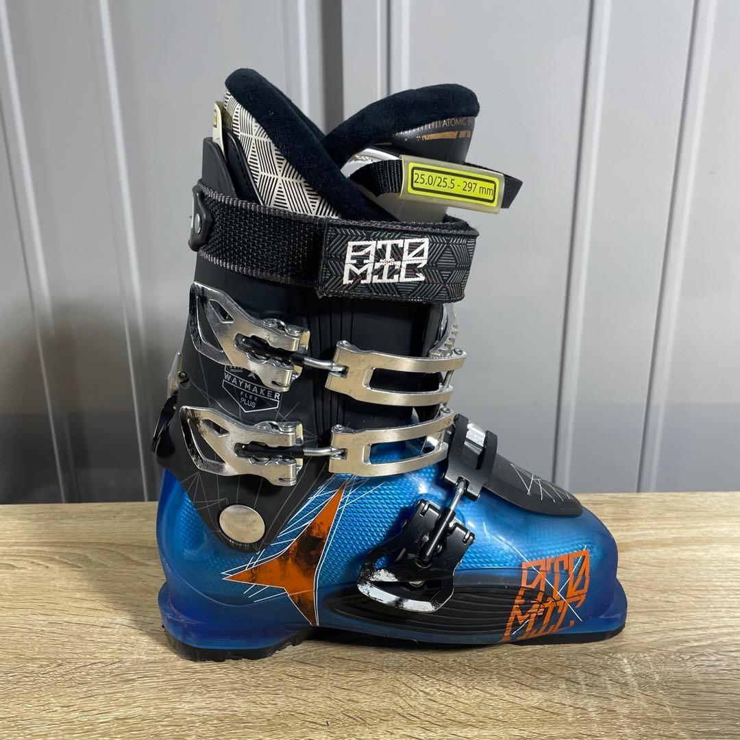 SALOMON160cm ATOMIC25/25.5cmストック115cmセット