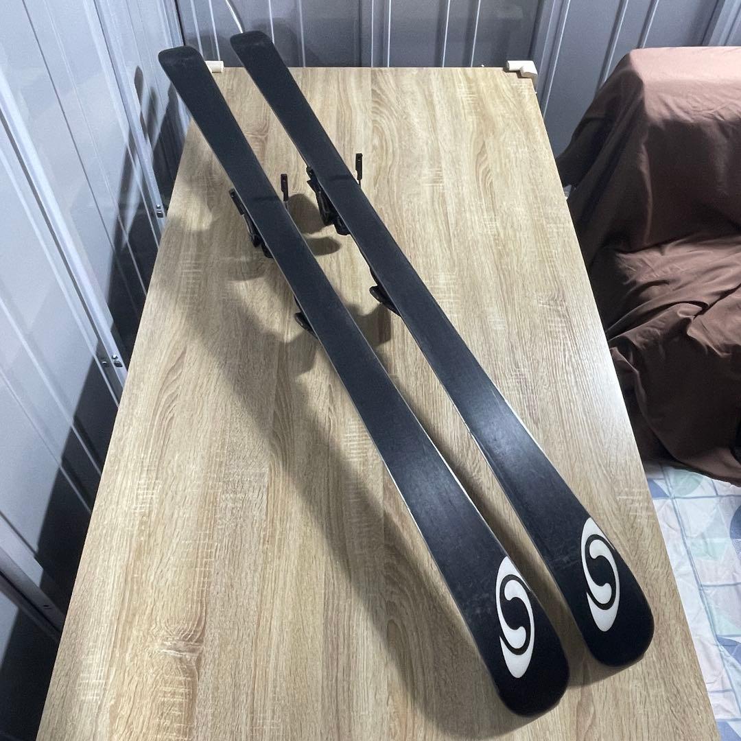 SALOMON160cm ATOMIC25/25.5cmストック115cmセット