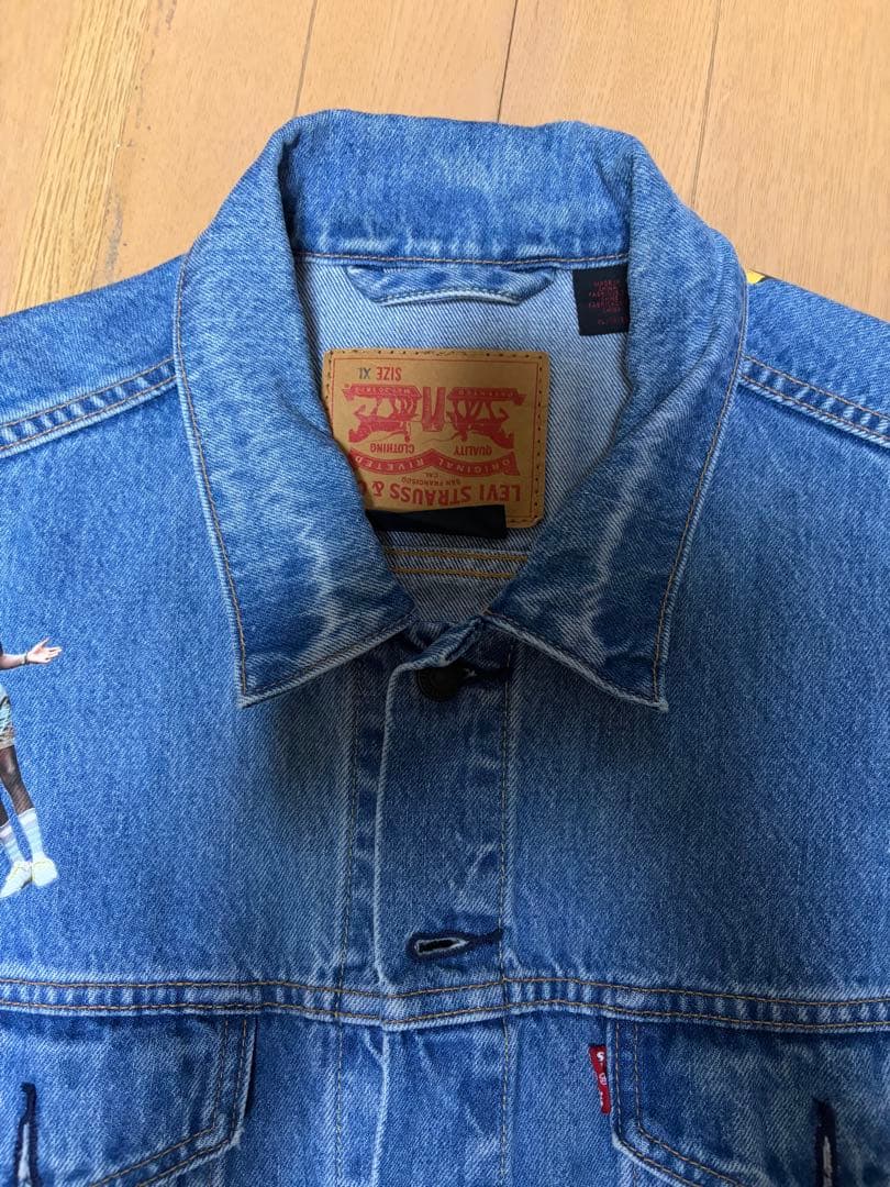 Levi's × Stranger Things デニムジャケット　プリント
