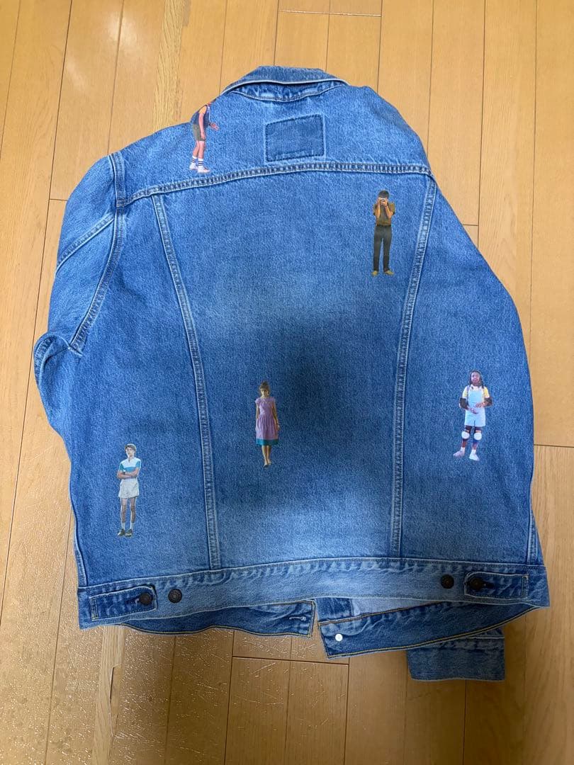Levi's × Stranger Things デニムジャケット　プリント