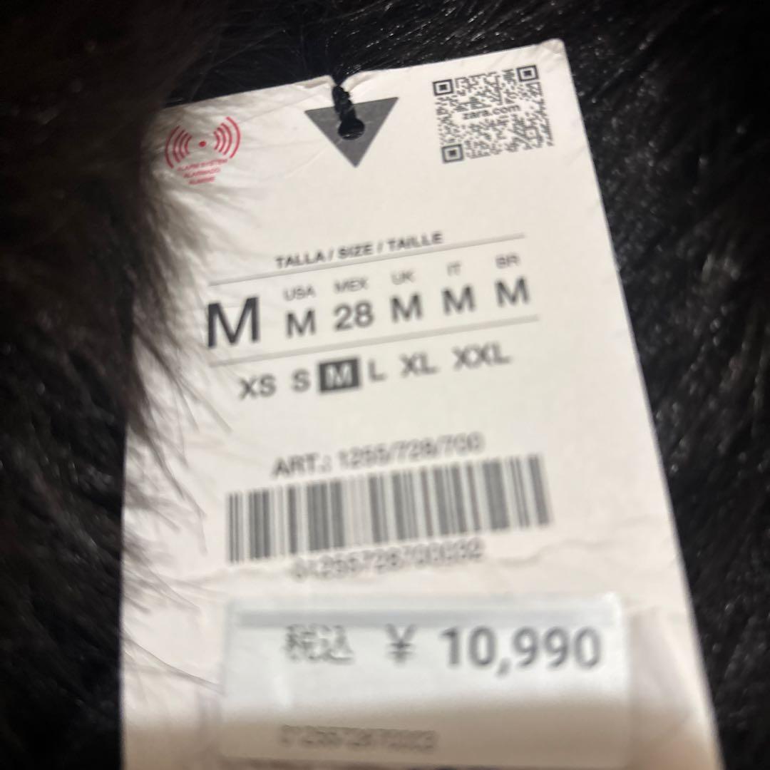 ZARA ブラウン　ファーベスト Mサイズ