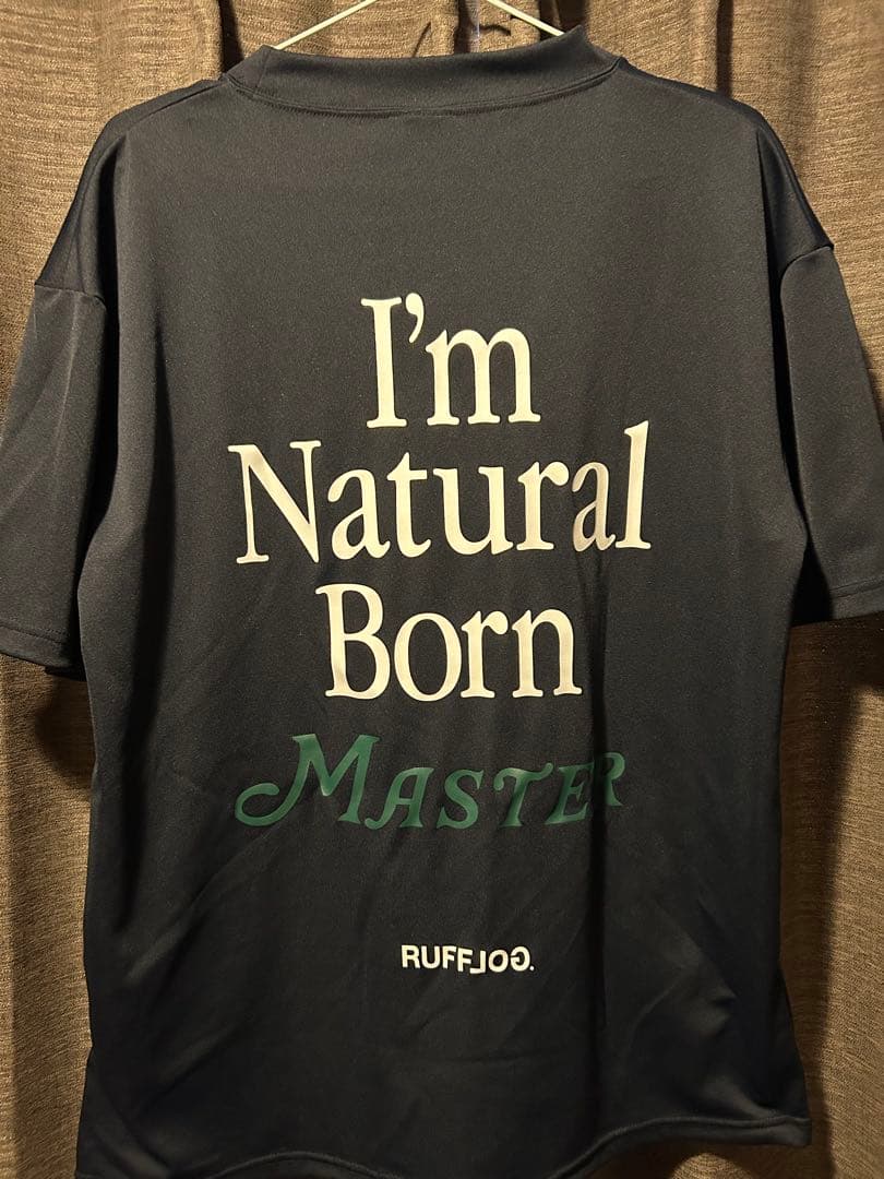 【完売商品】RUFFLOG モックネックシャツ　ブラック