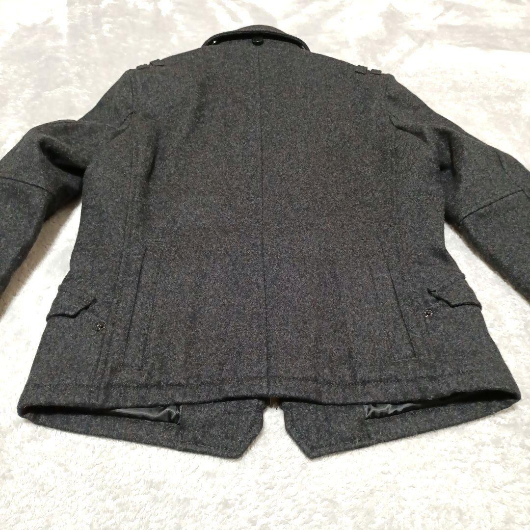 PPFMナポレオンジャケットLサイズ黒メンズ銀ボタン秋冬アウター
