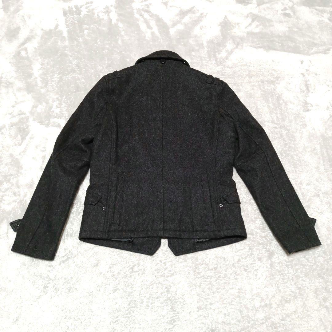 PPFMナポレオンジャケットLサイズ黒メンズ銀ボタン秋冬アウター