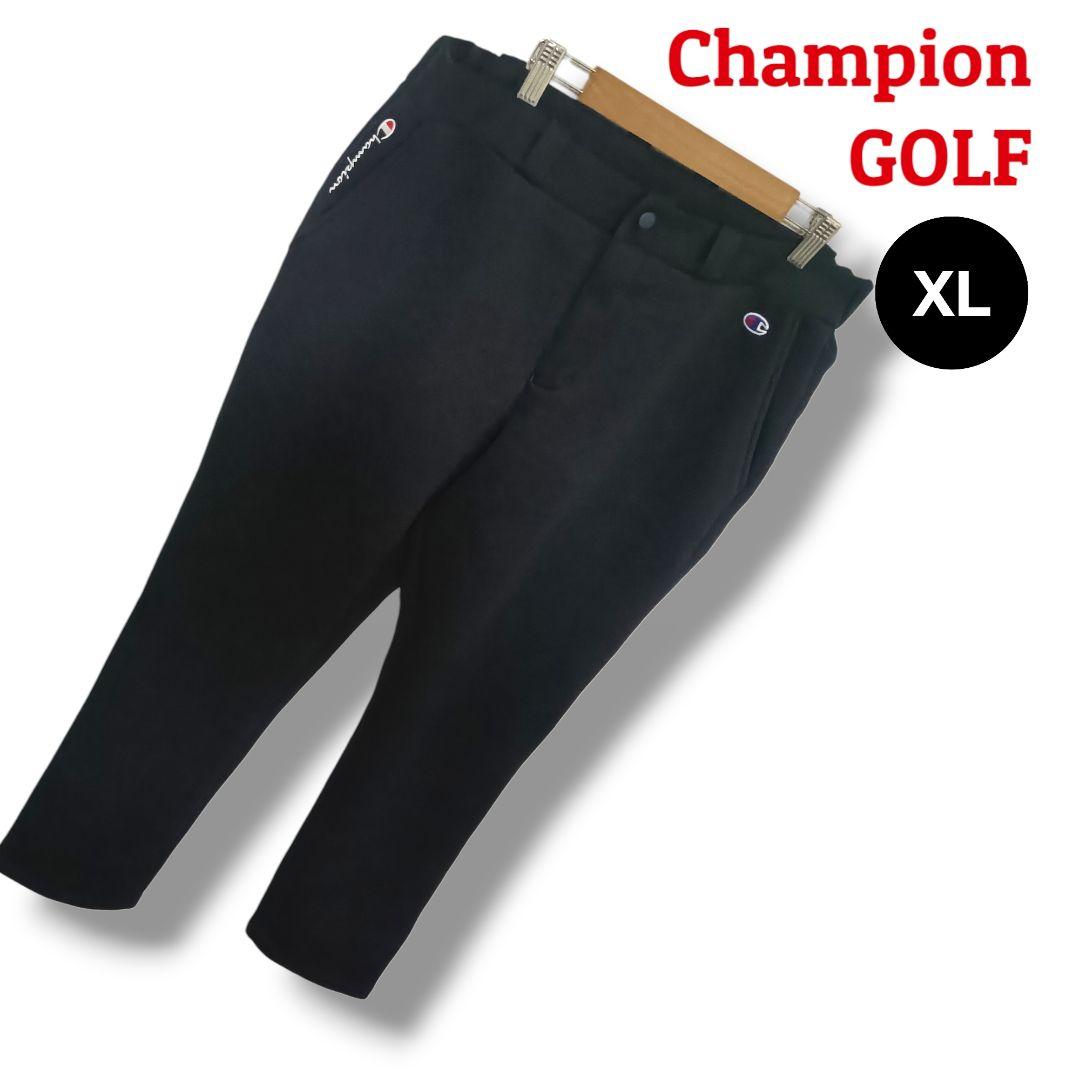 【ストレスフリー】チャンピオンゴルフ パンツ XL ネイビー メンズ ゴルフ