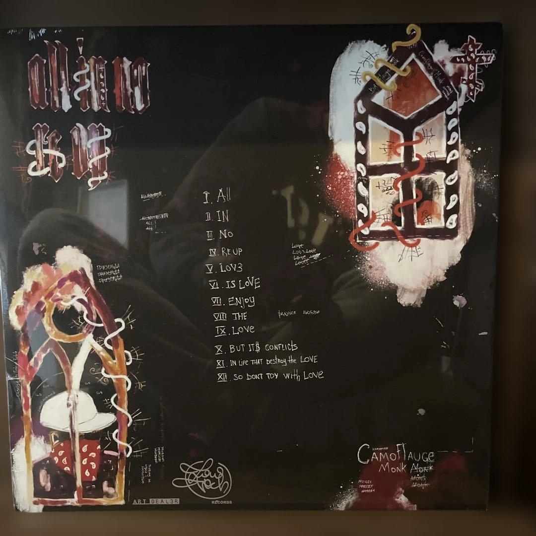 Camoflauge Monk All In No Re Up 世界希少LP