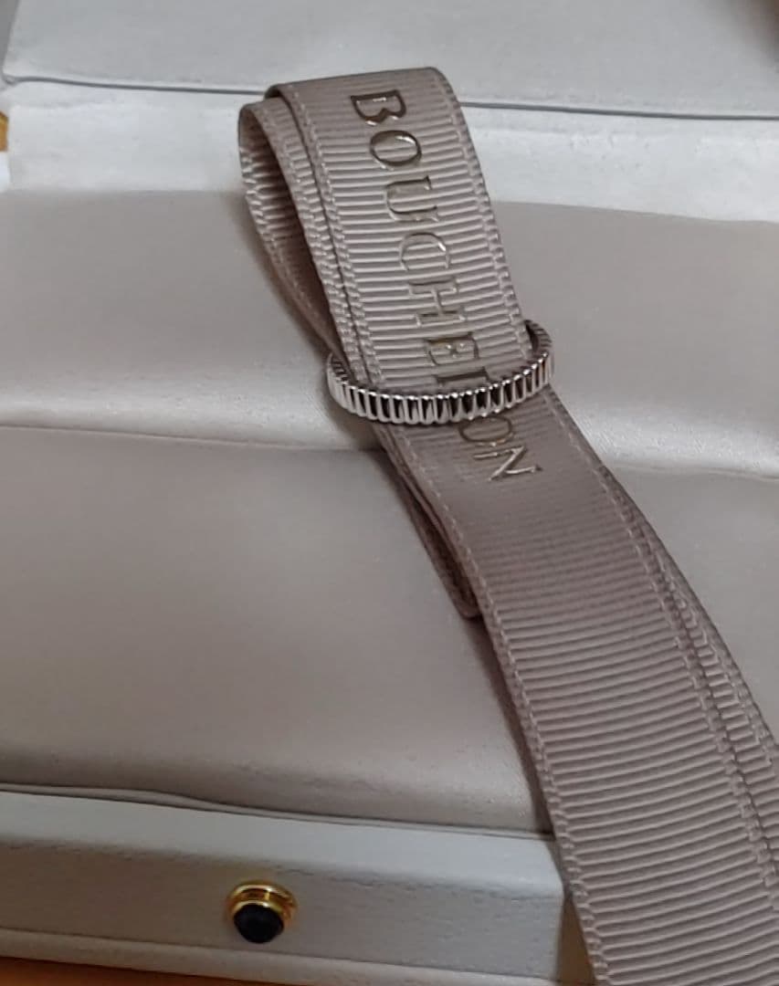Boucheron　ブシュロン　グログラン　ホワイトゴールド　サイズ58