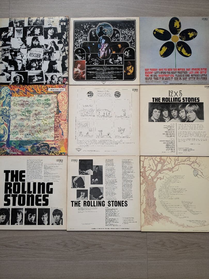 The Rolling Stones レコードコレクション9枚セット