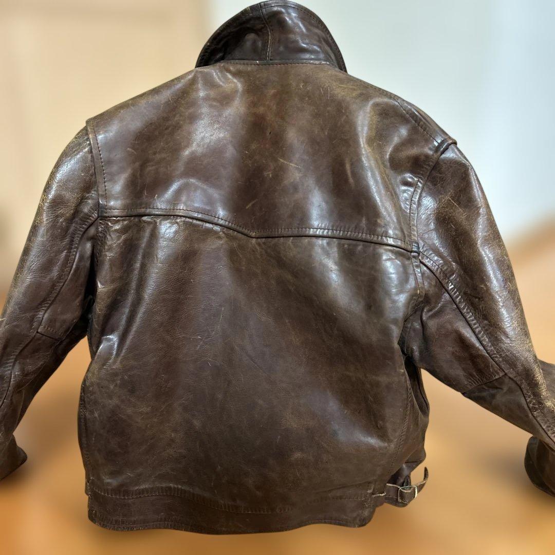 エアロレザー　ハイウェイマン　レザージャケット　38 　美品
