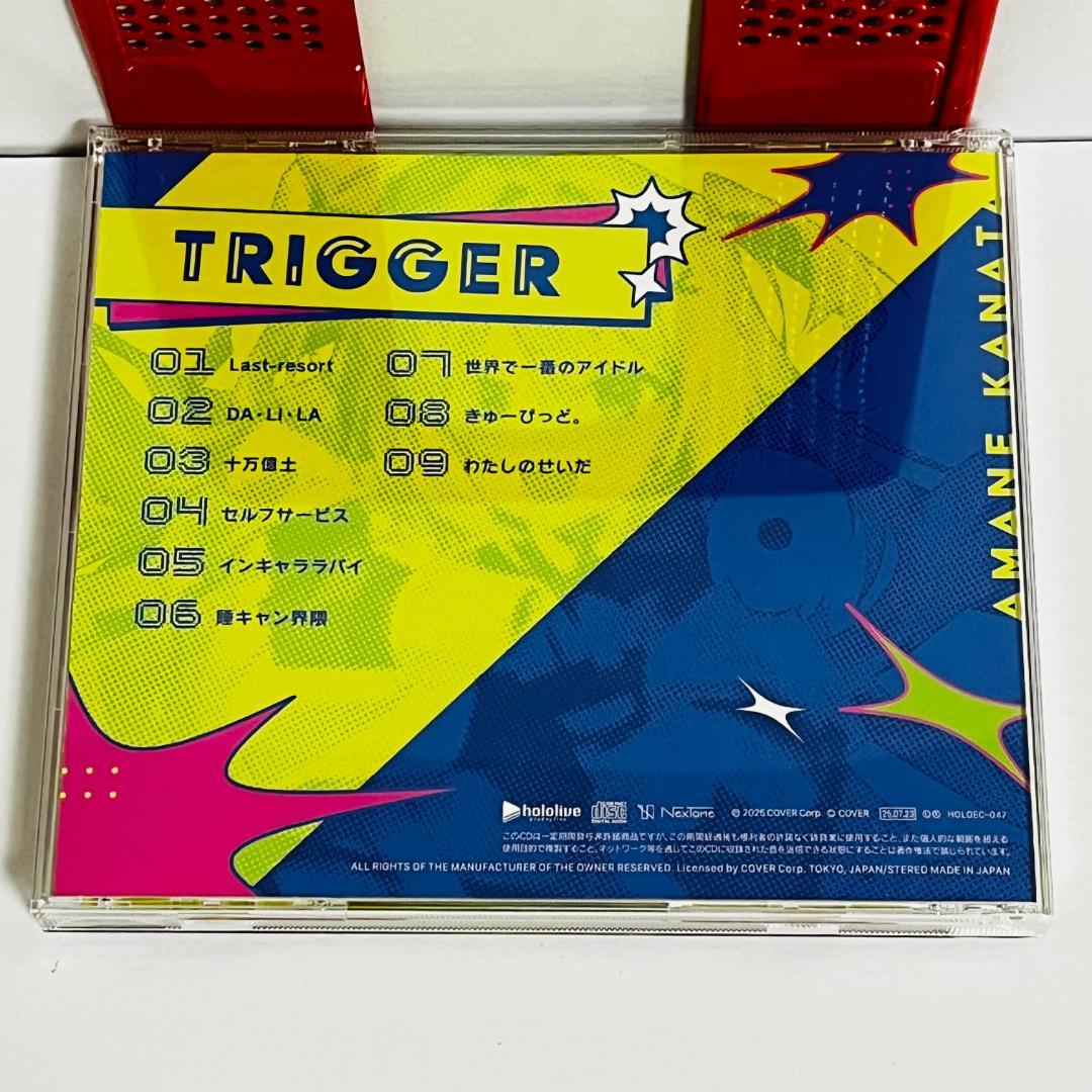 天音かなた 2nd Album Trigger 完全生産限定盤 CD ホロカ欠品
