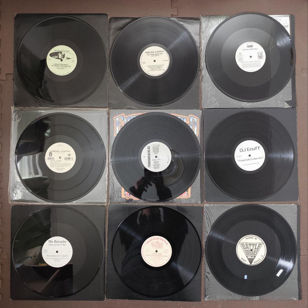 90年代HIPHOPの12インチレコード9枚セット　１