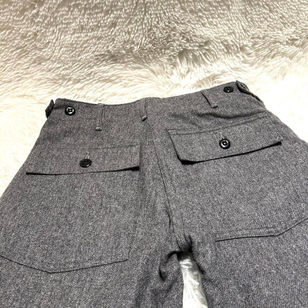 美品✨】orSlow ウール ベイカーパンツ ファティーグパンツ 1 グレー