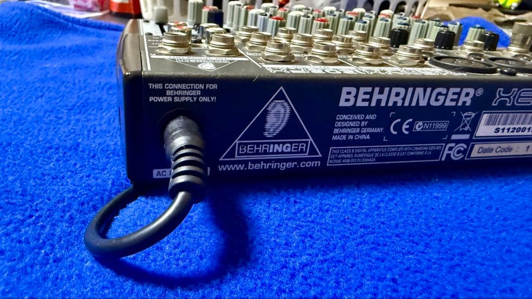 BEHRINGER XENYX 1202FX アナログミキサー 動作確認済