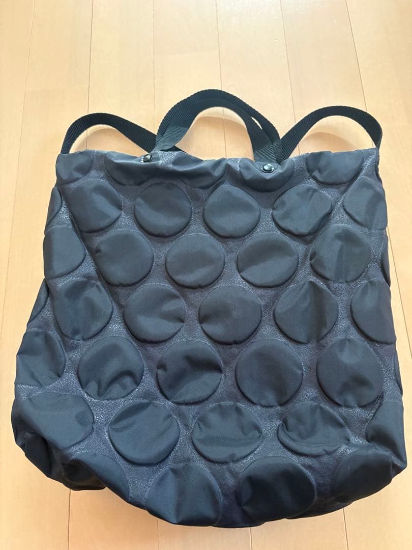 ビームス　【別注】BAG'n'NOUN ドット バッグ　黒【美品】