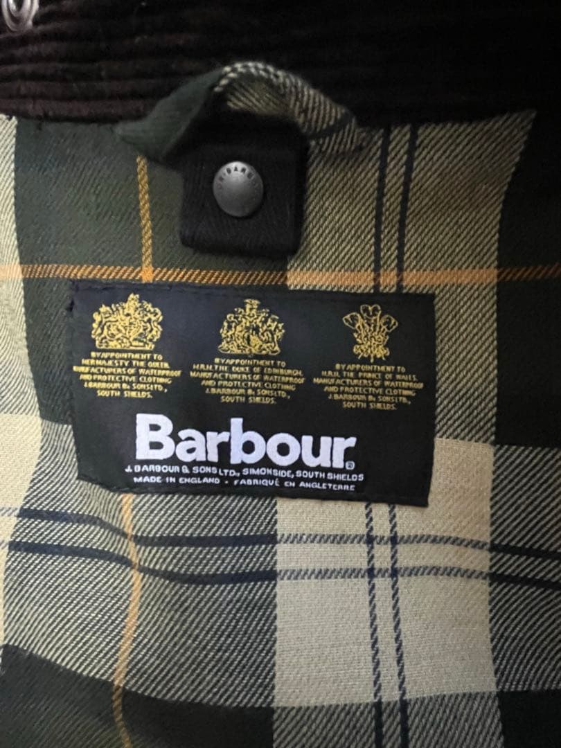 美品　バブアー　SL セージ 3ワラント Barbour BEDALE ビデイル