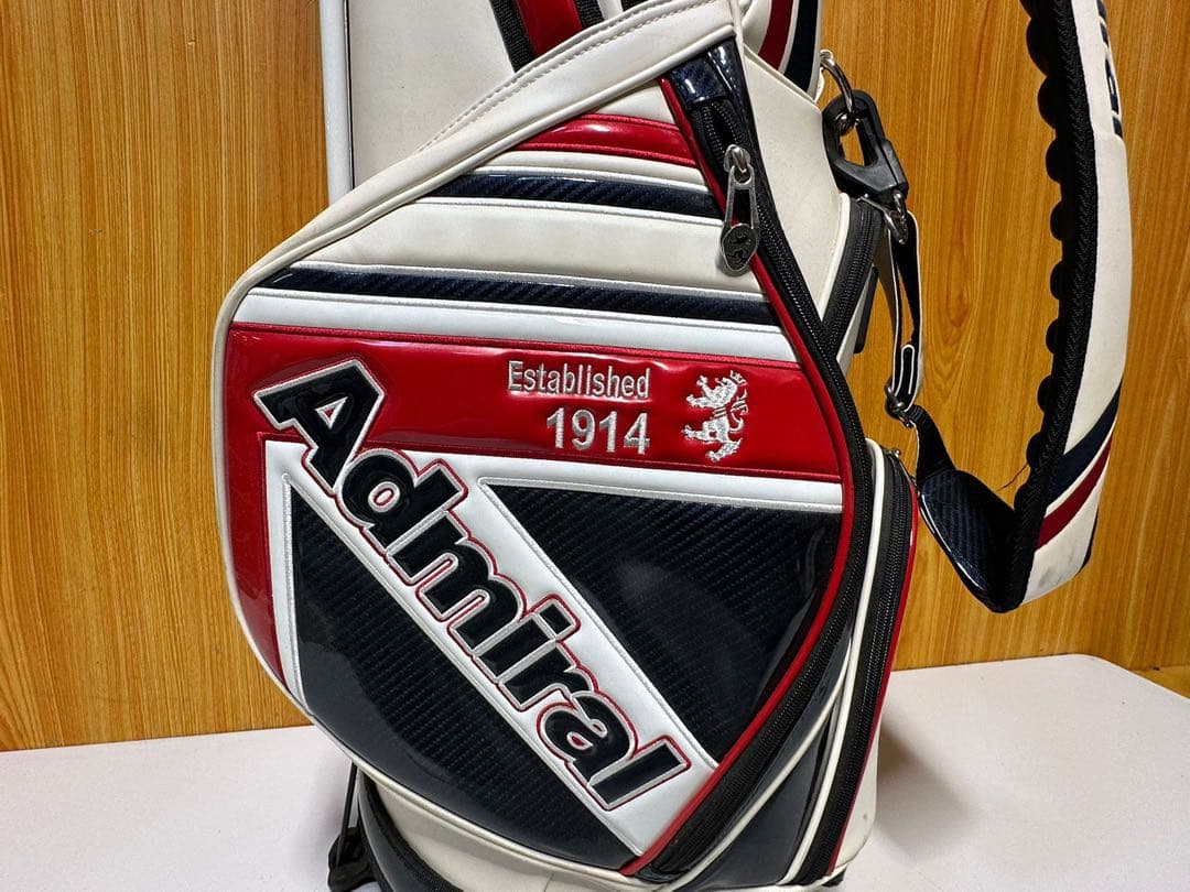 Admiral ゴルフバッグ ショルダーストラップ付き 中古