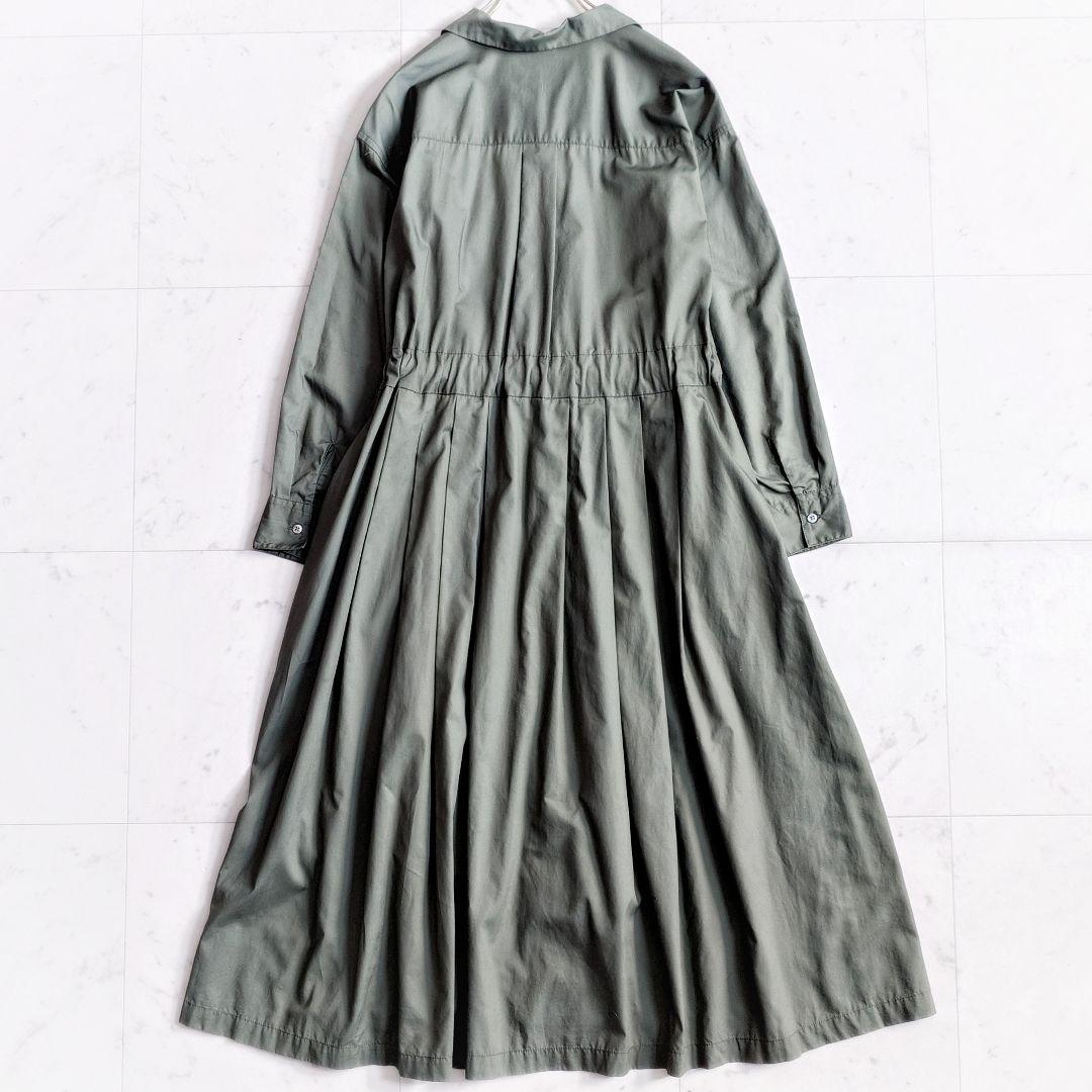 極美品✨アーバンリサーチドアーズ オープンカラー コットンシャツワンピース