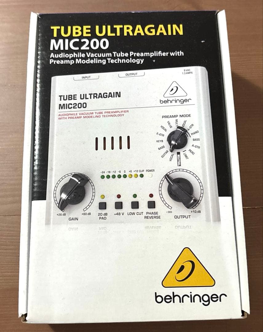 配信機器・PA機器・レコーディング機器 tube ultragain mic200 behringer