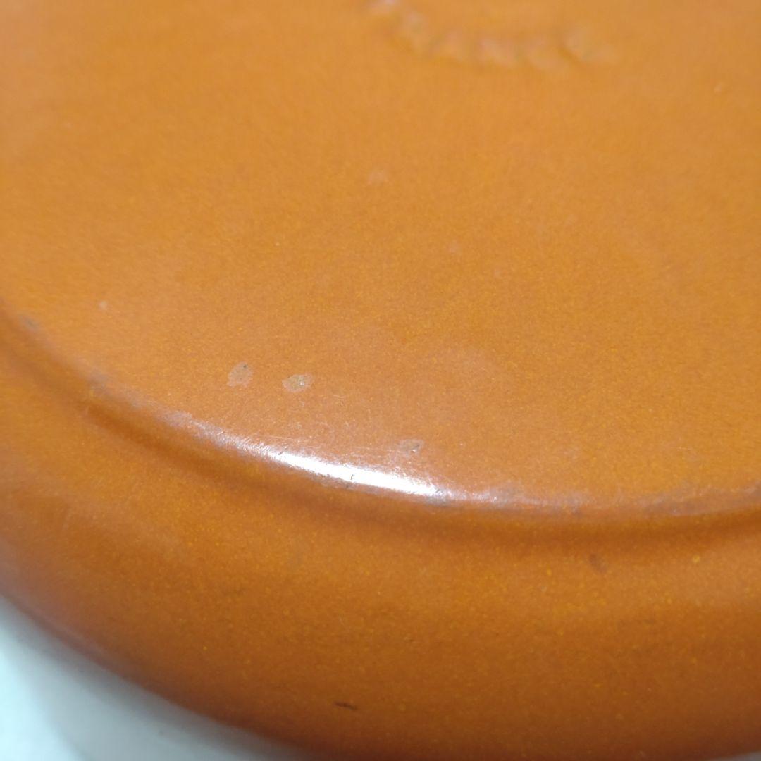 LE CREUSET 両手鍋 オレンジ　18cm