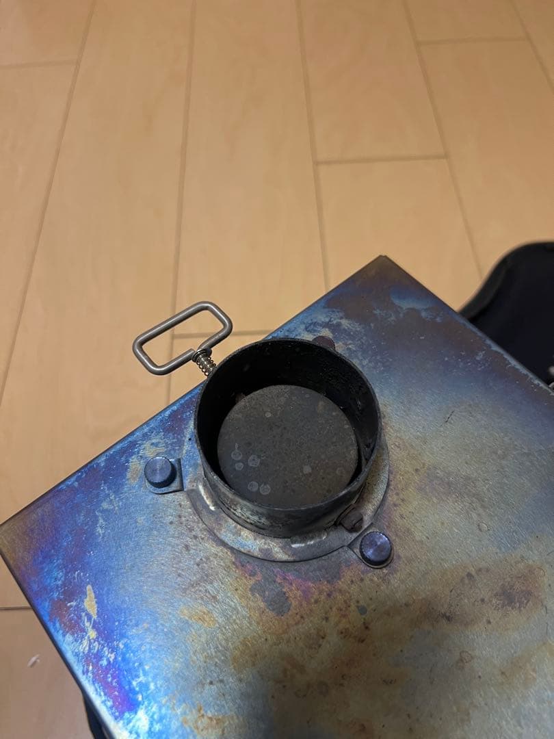 POMOLY T1mini キャンプ　薪ストーブ チタン　収納バッグ付き