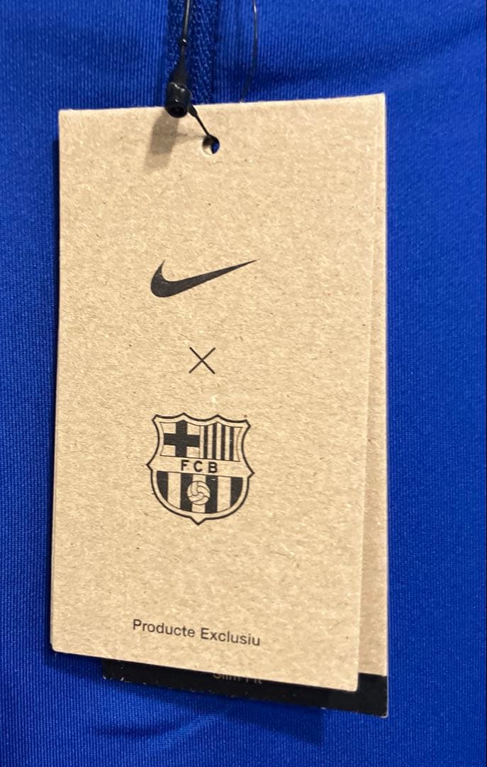 新品 XL NIKE×FC バルセロナ サッカードリルトップ ロングTシャツ