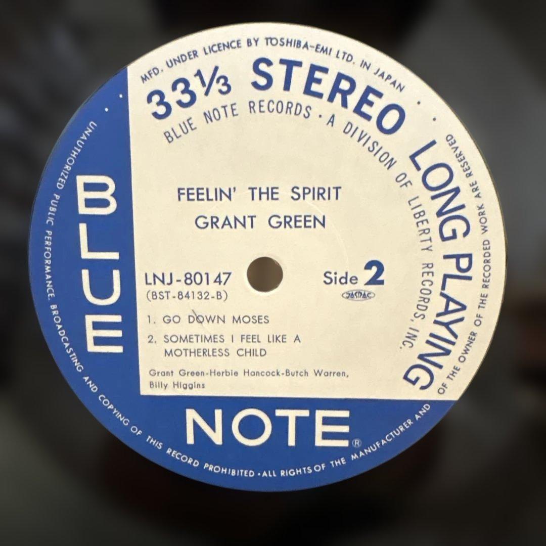 洋楽 Grant Green Feelin' The Spirit LNJ-80147