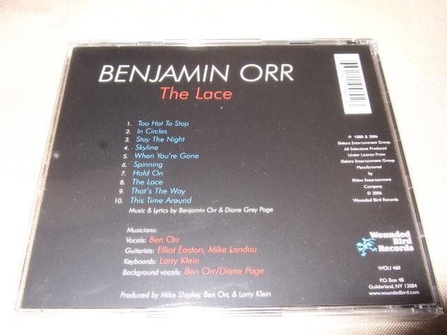 BENJAMIN ORR,ベンジャミン・オール,THE CARS,新品未開封