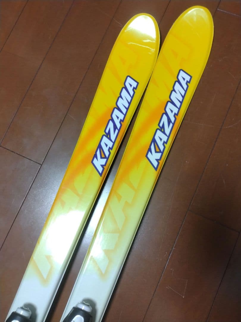 【美品☆】140cm　KAZAMA軽量スキー板セット♪　送料無料！