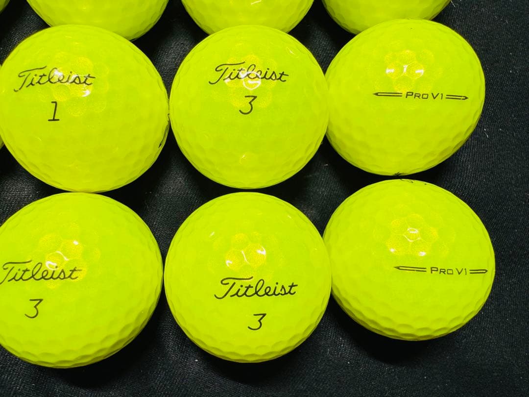 タイトリスト PRO V1 2023年モデル 20個　　イエロー