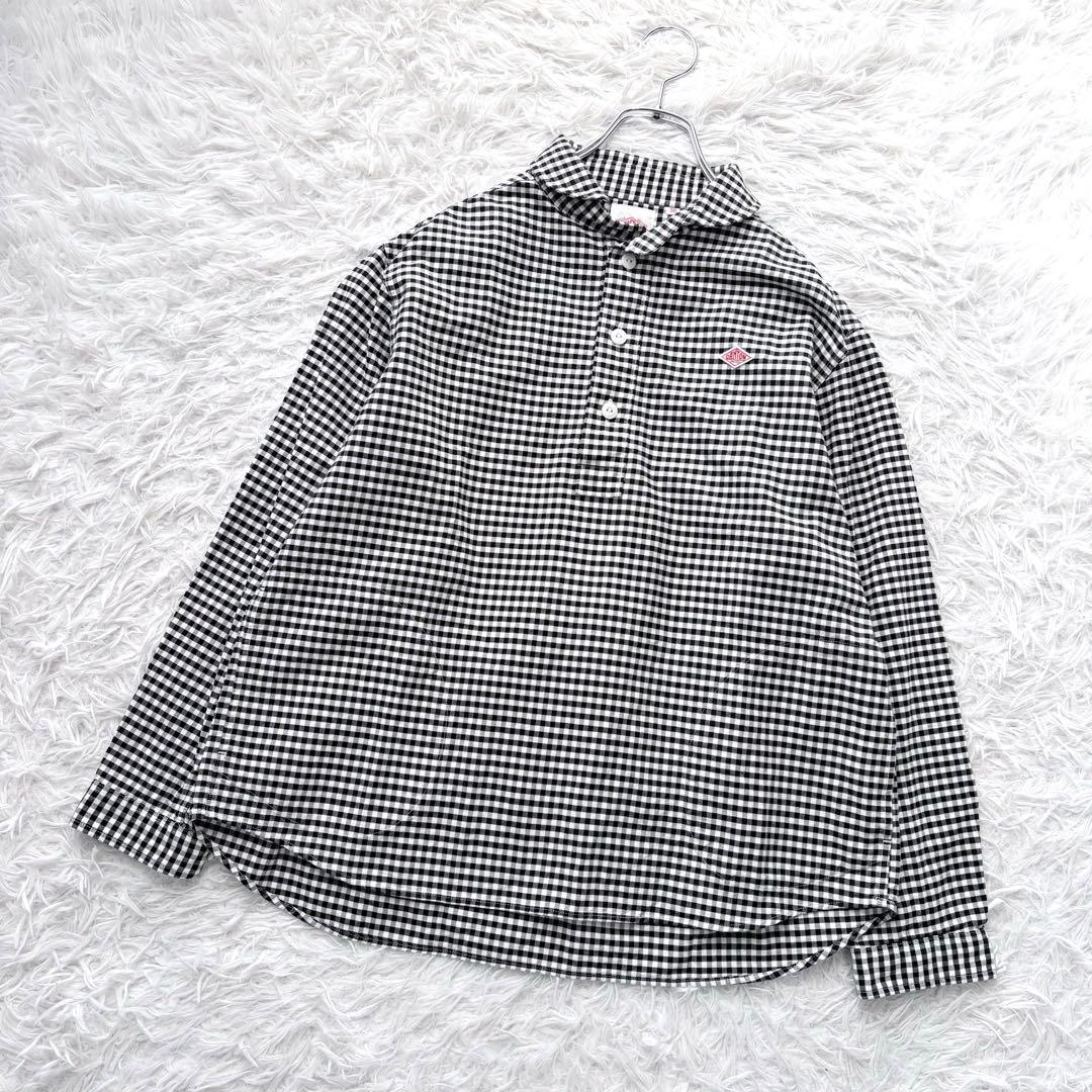 美品✨DANTON ダントン プルオーバーシャツ ギンガムチェック 36