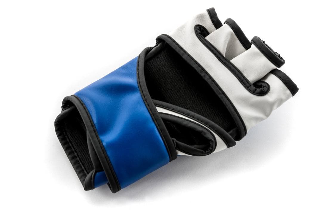 在庫処分！UFC オープンパームMMAトレーニンググローブ 青色 L/XL