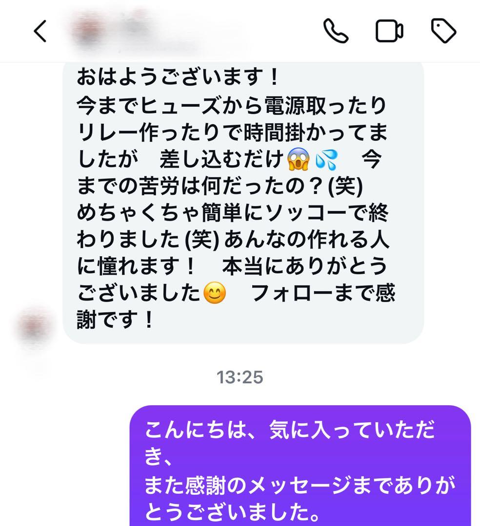 中期 デリカD5 （下グリル用）グリルマーカー　ACC分岐・スモール分岐ハーネス