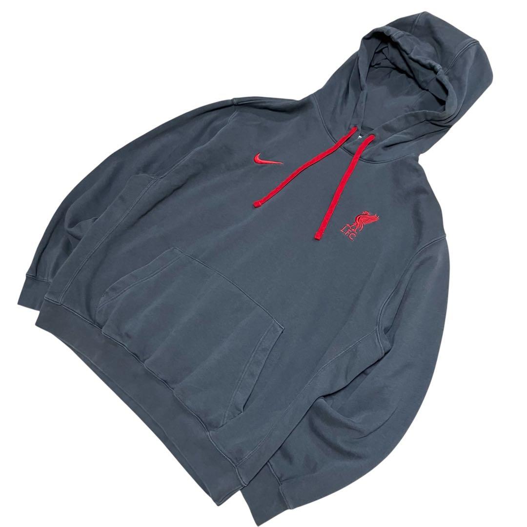 24-25 リバプールFC NIKE製 スウェット パーカー フーディー XL