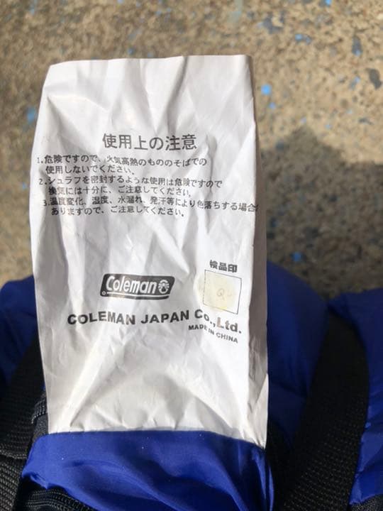 コールマン　COLEMAN SLEEPING BAG